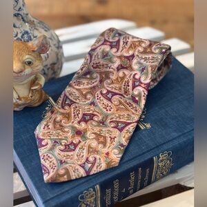 NWT Handloom House Paisley Silk Tie. India | Luxury | Power Tie Men’s Sz-58”